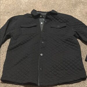 Men's Black Quilted Jacket